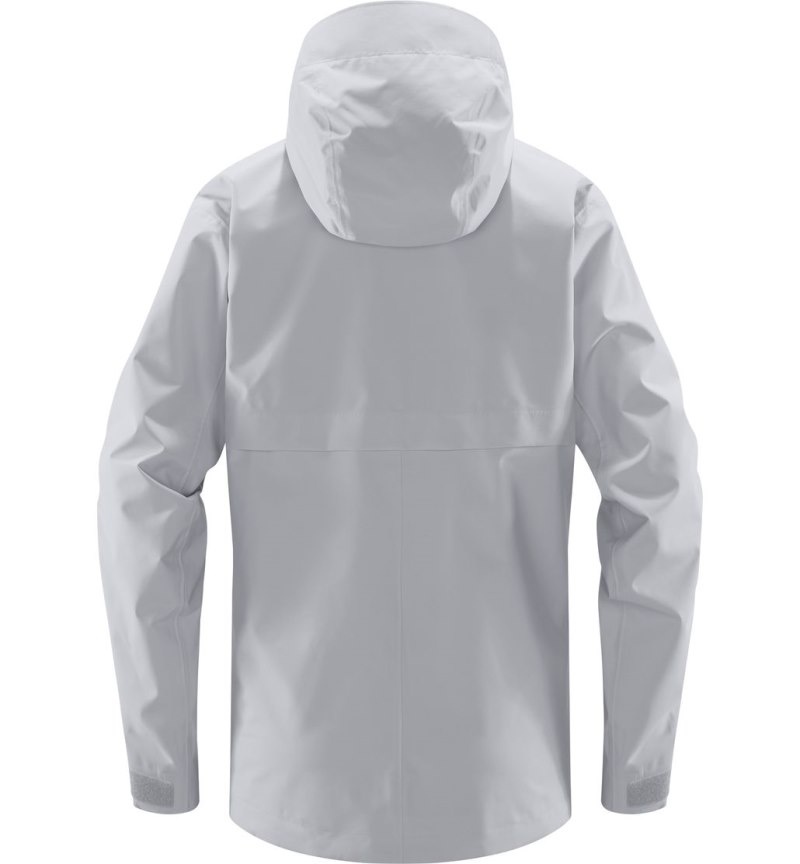 Women's Haglöfs Aria Proof Jacket Windbreaker Grey Canada | MY81-871