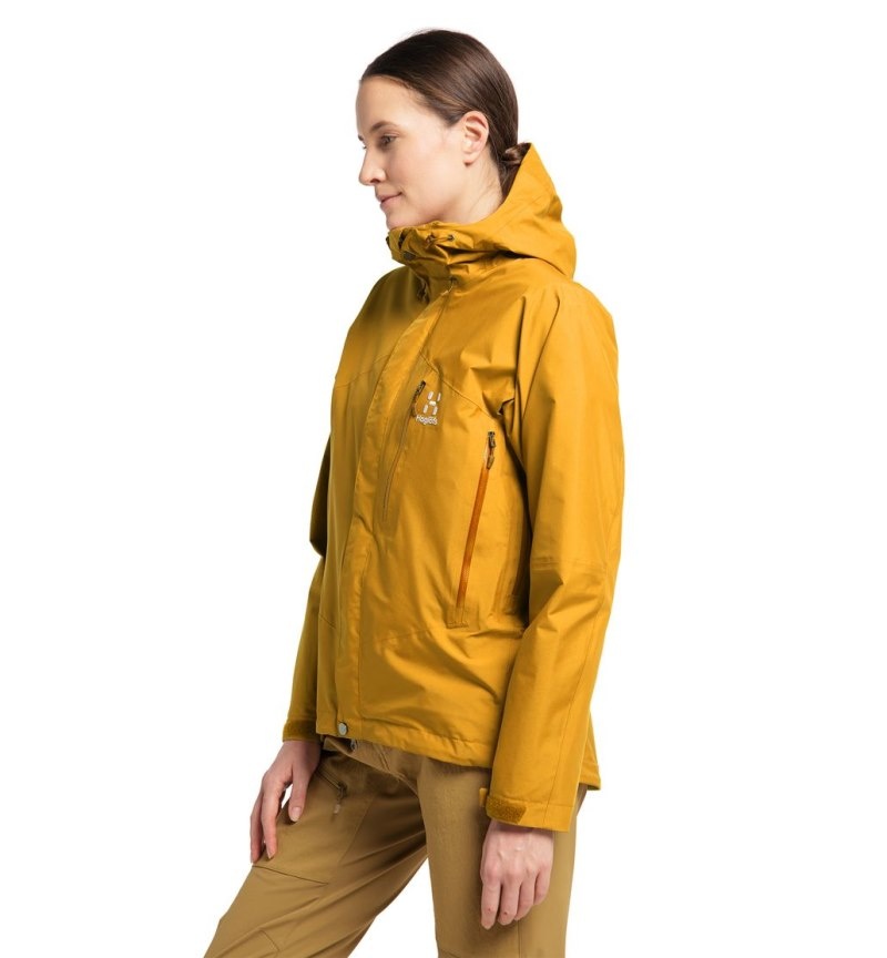 Women's Haglöfs Astral GTX Jacket Windbreaker Autumn Leaves Canada | KH92-413