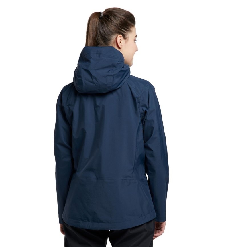 Women's Haglöfs Astral GTX Jacket Windbreaker Blue Canada | RY28-894