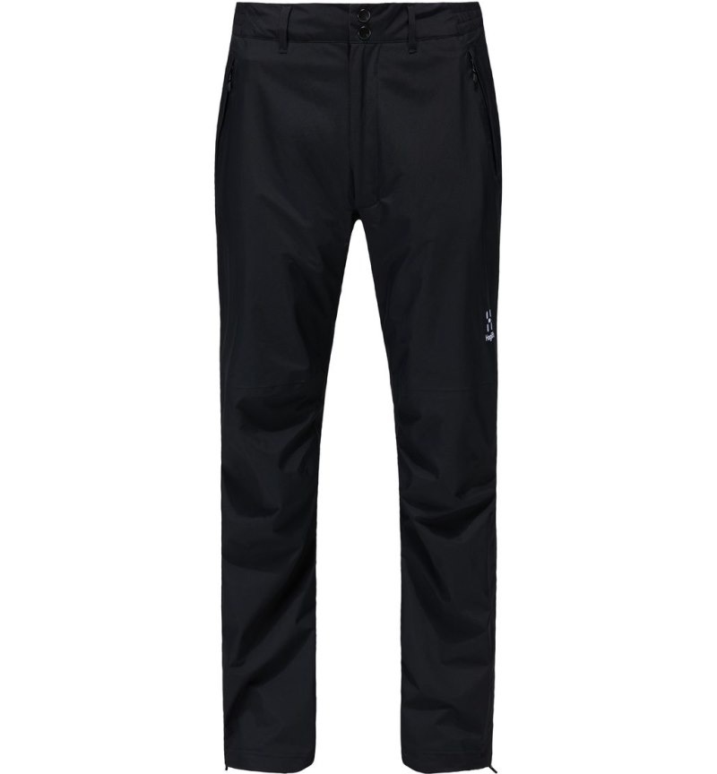 Women's Haglöfs Astral GTX Pant Waterproof Trousers Black Canada | EF73-937