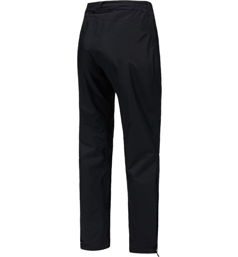 Women's Haglöfs Astral GTX Pant Waterproof Trousers Black Canada | EF73-937