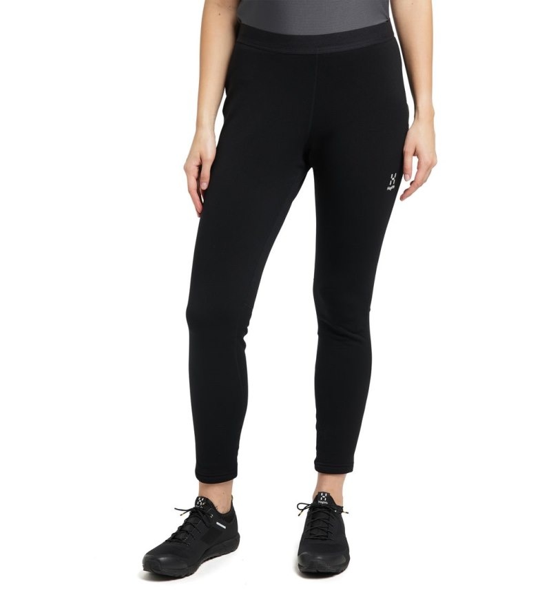 Women's Haglöfs Astral Tights Hiking Trousers Black Canada | PL74-690