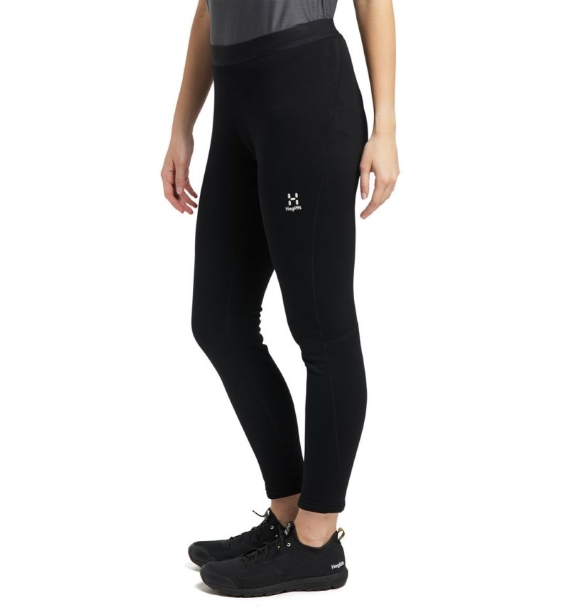 Women's Haglöfs Astral Tights Hiking Trousers Black Canada | PL74-690