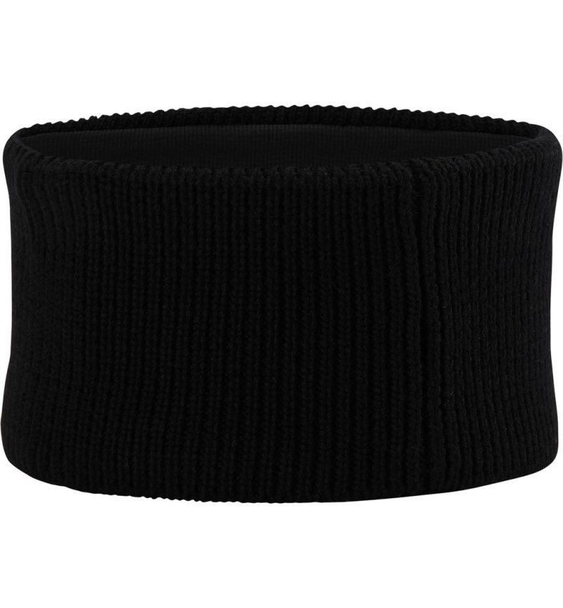 Women's Haglöfs BC Headband Headband Black Canada | TV97-580