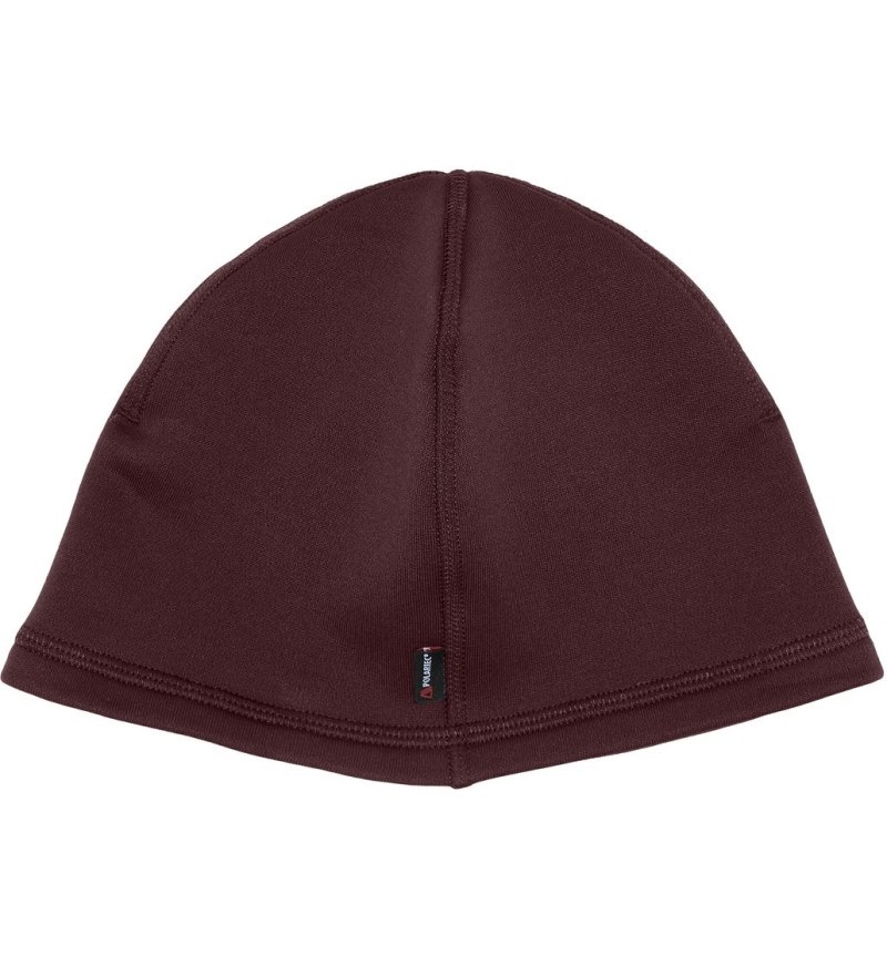 Women's Haglöfs Betula Beanie Beanies Burgundy Brown Canada | PT41-770