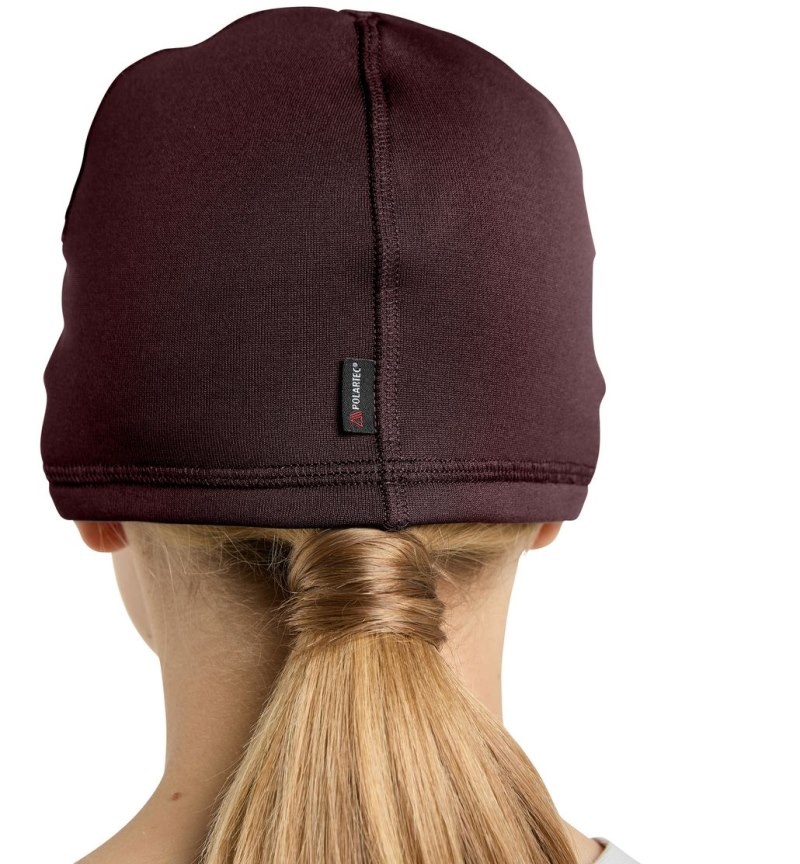 Women's Haglöfs Betula Beanie Beanies Burgundy Brown Canada | PT41-770