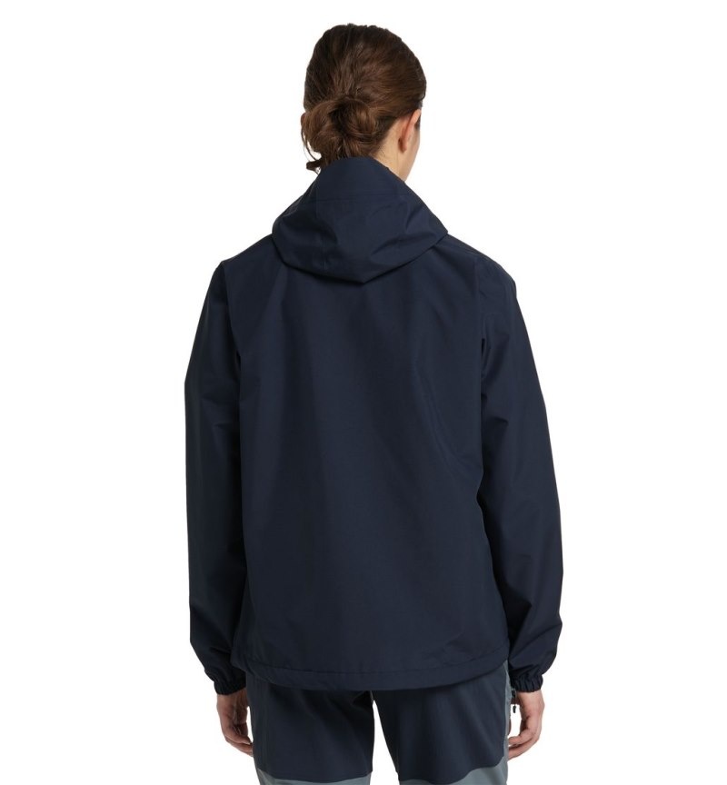 Women's Haglöfs Betula GTX Jacket Windbreaker Blue Canada | YM01-000