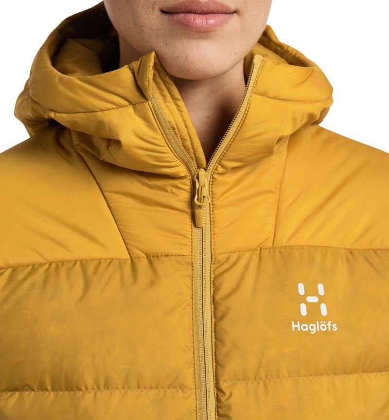 Women's Haglöfs Bield Down Hood Insulated Jackets Autumn Leaves Canada | LZ86-575