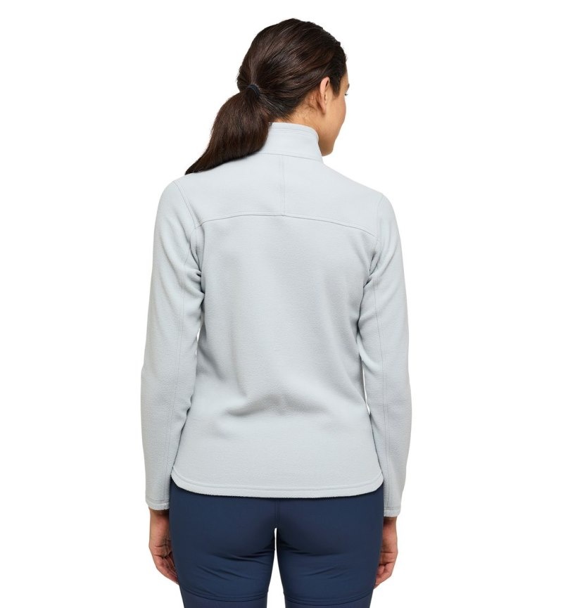 Women's Haglöfs Buteo Mid Jacket Fleece Jackets Grey Canada | NT27-016