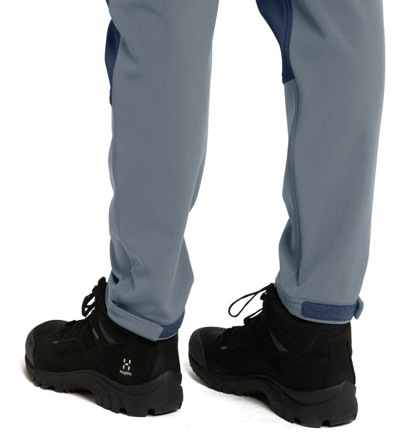 Women's Haglöfs Chilly Softshell Pant Softshell Trousers Blue / Blue Canada | NA61-691