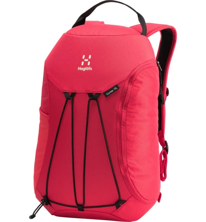 Women\'s Haglöfs Corker 15 Daypacks & Laptop Backpacks Red Canada | ZE38-463