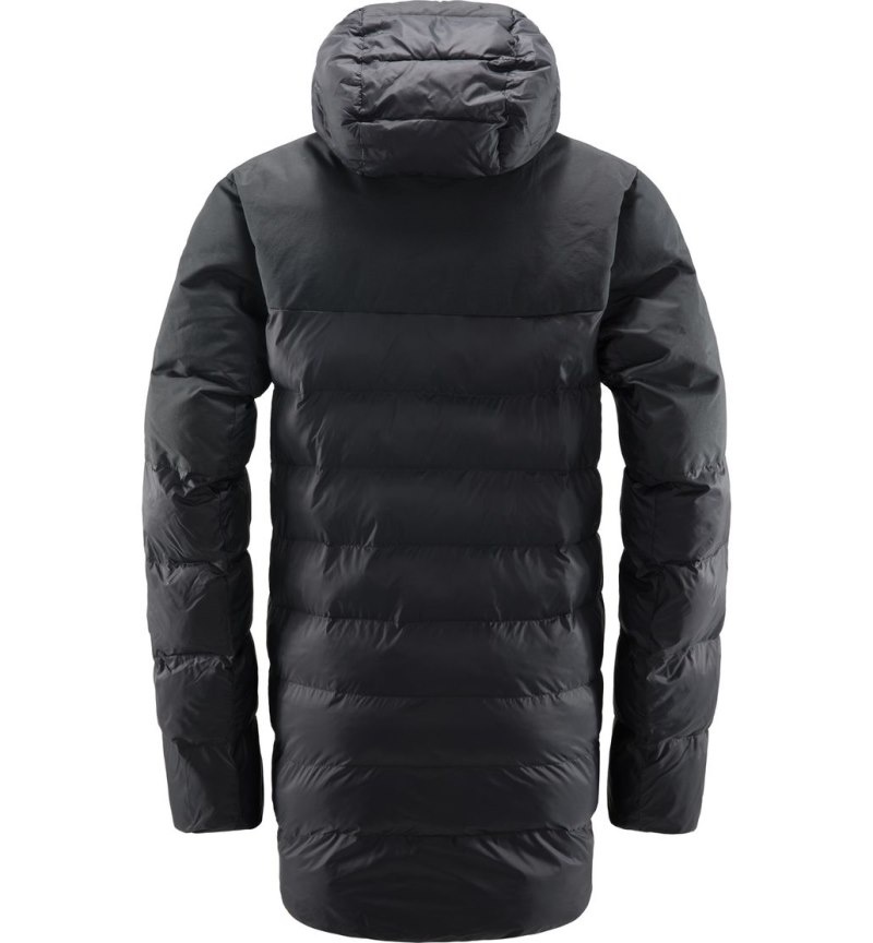 Women's Haglöfs Dala Mimic Parka Insulated Jackets Black Canada | JI61-267