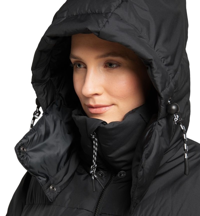 Women's Haglöfs Furudal Mimic Parka Insulated Jackets Black Canada | YN23-320