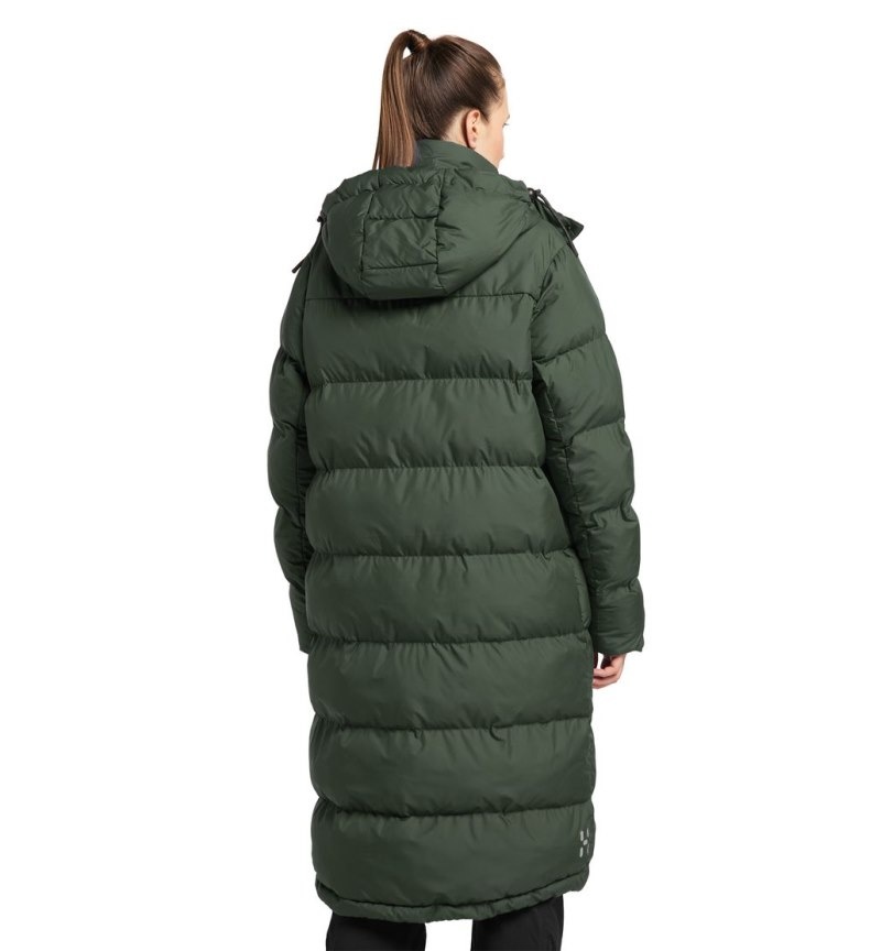 Women's Haglöfs Furudal Mimic Parka Insulated Jackets Green / Green Canada | WH00-845