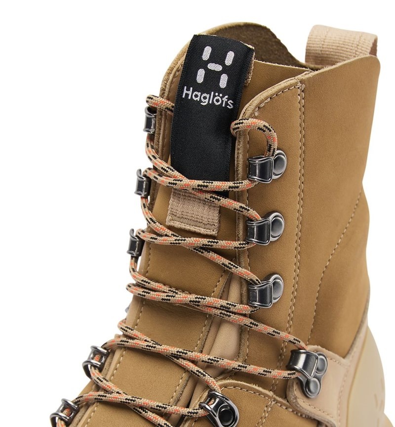 Women's Haglöfs Haglöfs Duality RT1 High Hiking Boots Beige Canada | CZ15-834