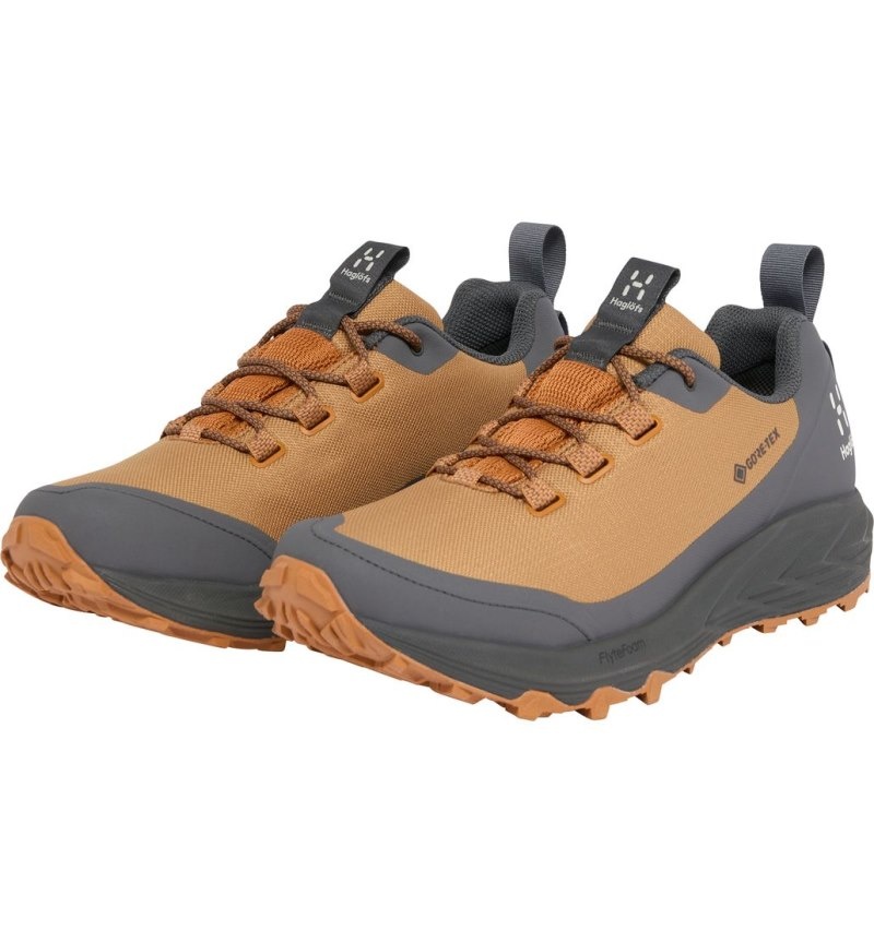 Women's Haglöfs Haglöfs L.I.M FH GTX Low Hiking Shoes Golden Brown / Magnetite Canada | WM56-307