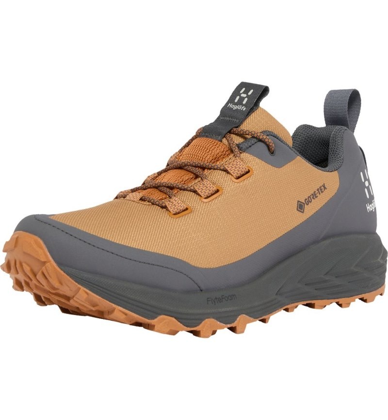 Women's Haglöfs Haglöfs L.I.M FH GTX Low Hiking Shoes Golden Brown / Magnetite Canada | WM56-307