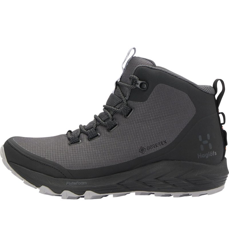 Women's Haglöfs Haglöfs L.I.M FH GTX Mid Hiking Shoes Black Canada | QS07-732