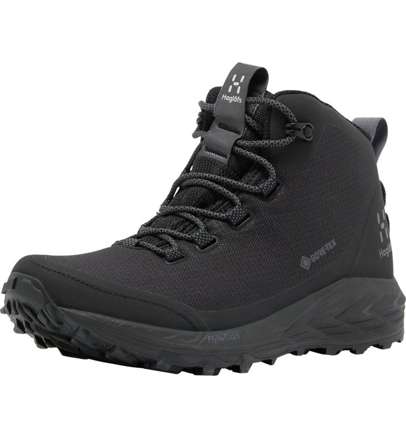 Women's Haglöfs Haglöfs L.I.M FH GTX Mid Hiking Shoes Black / Magnetite Canada | KH94-529