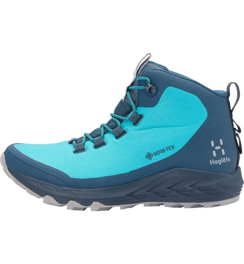 Women's Haglöfs Haglöfs L.I.M FH GTX Mid Hiking Shoes Blue Canada | GJ80-839