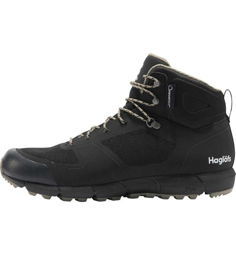 Women's Haglöfs Haglöfs L.I.M Proof Mid Hiking Shoes Black Canada | TY28-205