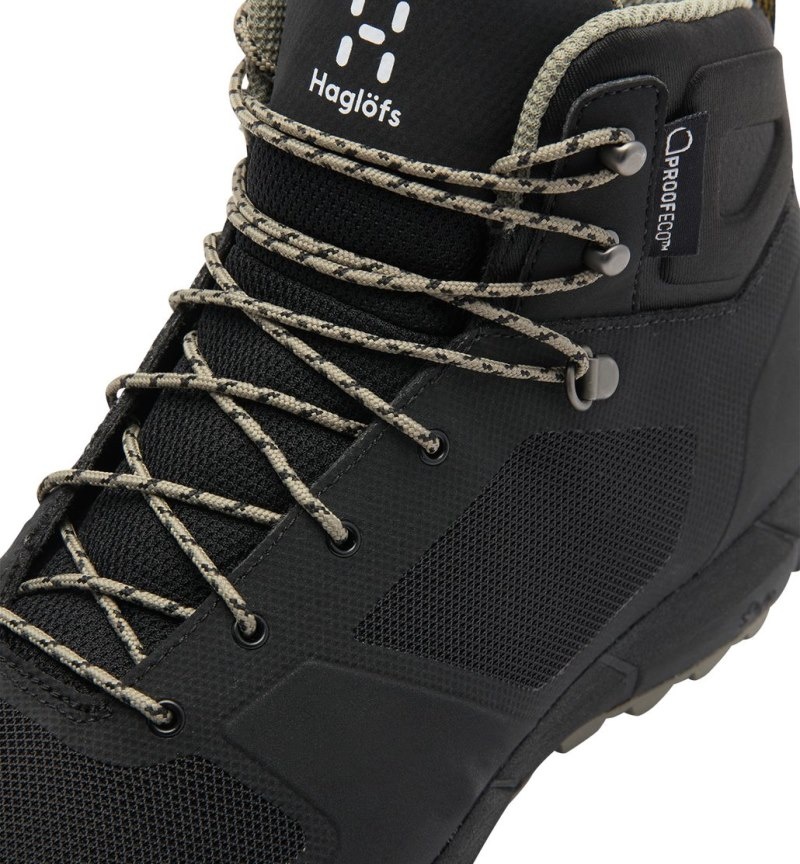 Women's Haglöfs Haglöfs L.I.M Proof Mid Hiking Shoes Black Canada | TY28-205