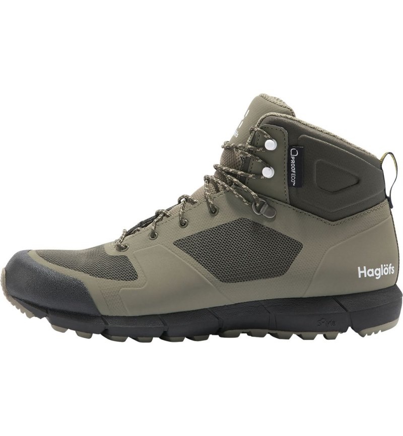 Women's Haglöfs Haglöfs L.I.M Proof Mid Hiking Shoes Green / Deep Woods Canada | HD22-882