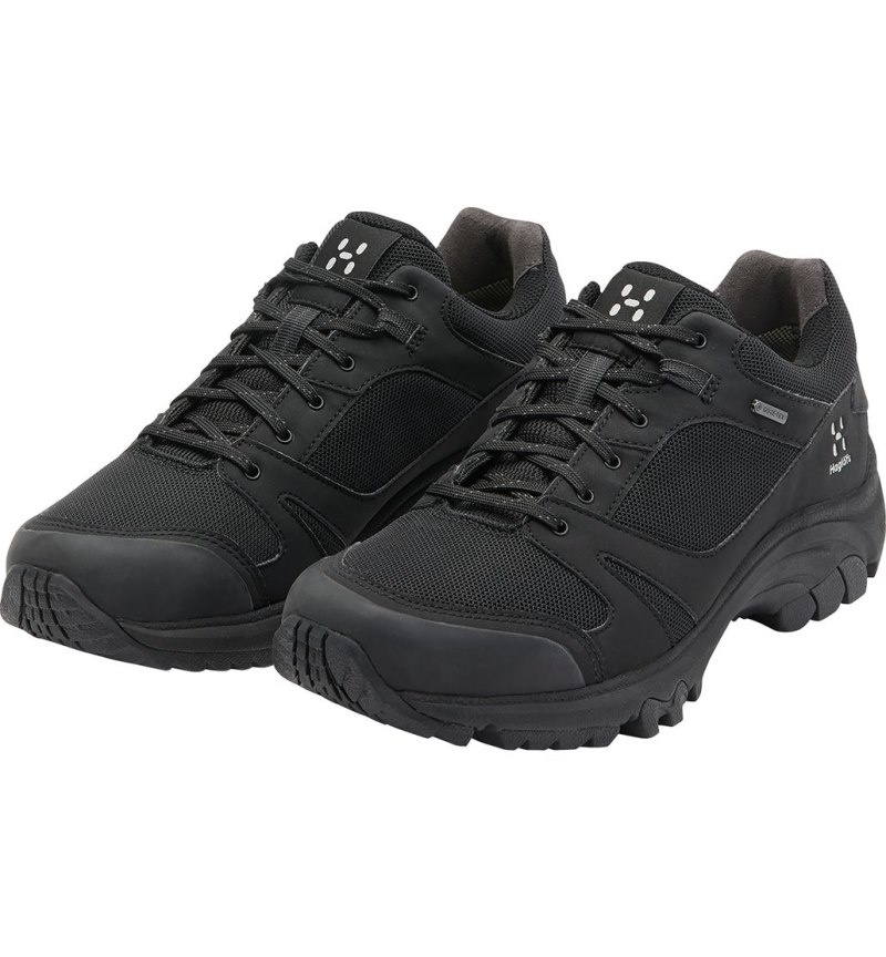 Women's Haglöfs Haglöfs Ridge Synthetic GTX Low Hiking Shoes Black Canada | PW66-482