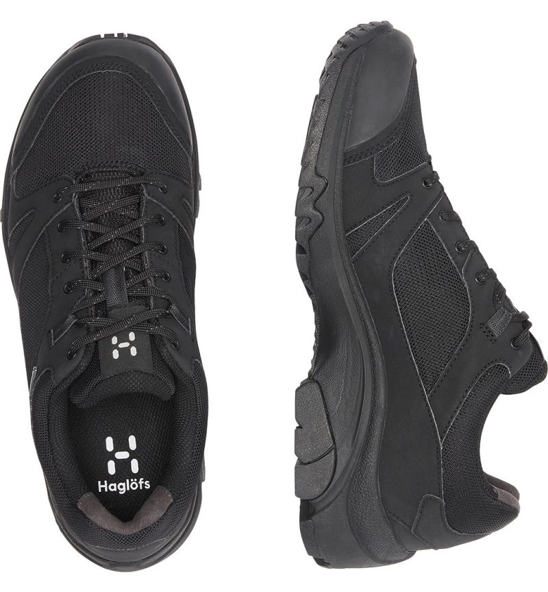 Women's Haglöfs Haglöfs Ridge Synthetic GTX Low Hiking Shoes Black Canada | PW66-482