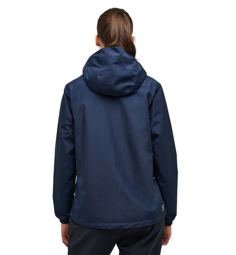 Women's Haglöfs Kaise GTX Jacket Windbreaker Blue Canada | OL31-212