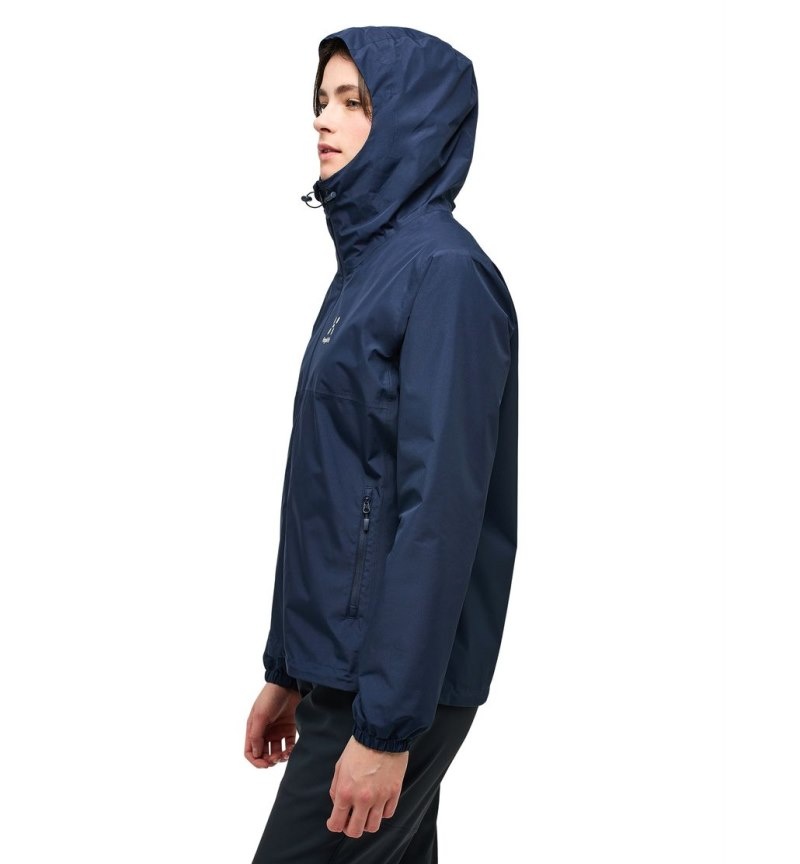 Women's Haglöfs Kaise GTX Jacket Windbreaker Blue Canada | OL31-212