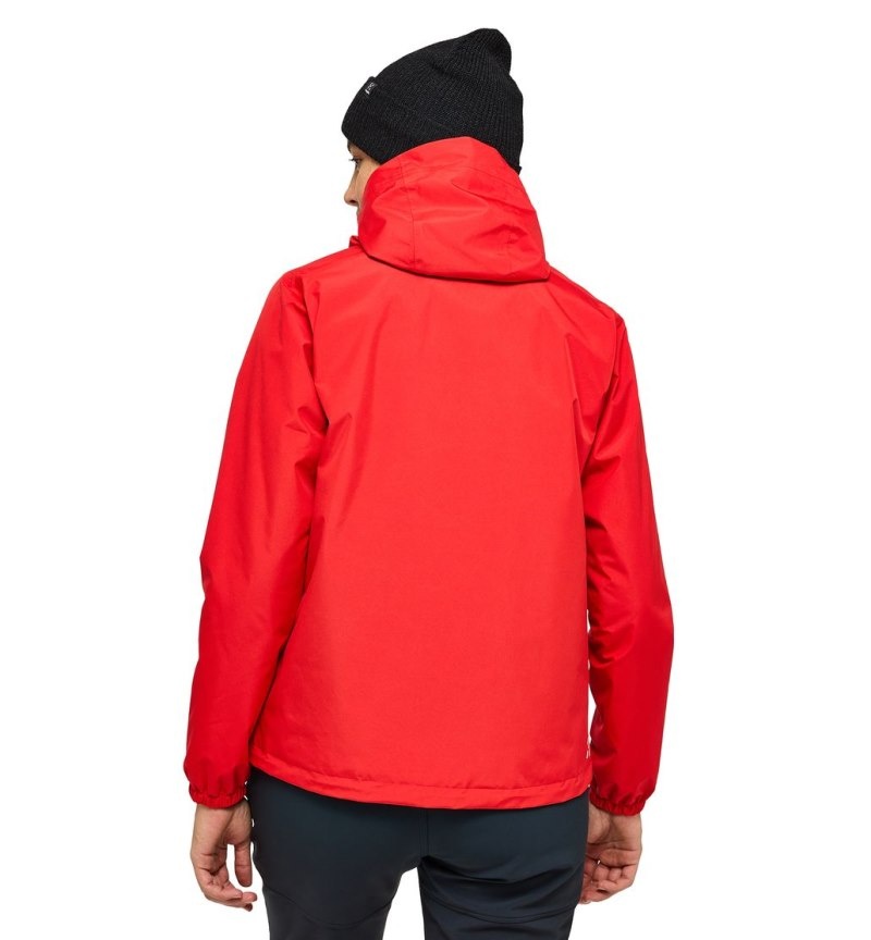 Women's Haglöfs Kaise GTX Jacket Windbreaker Red Canada | PG99-463