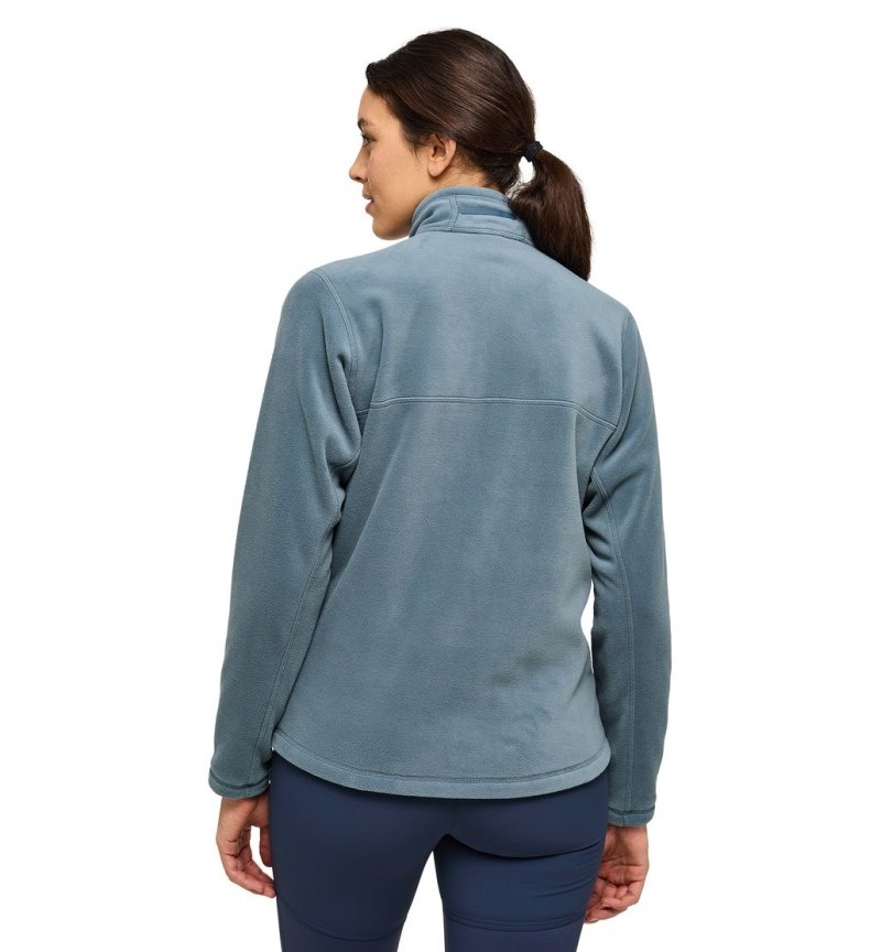 Women's Haglöfs Kaise Mid Jacket Fleece Jackets Blue Canada | AR00-086