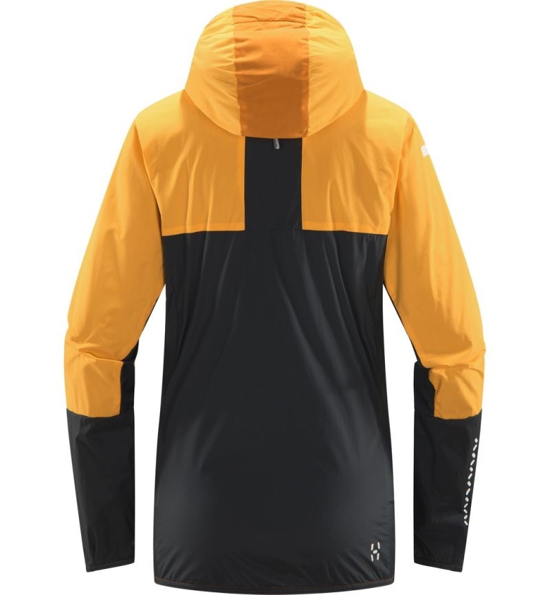 Women's Haglöfs L.I.M Alpha Hood Windbreaker Yellow / Yellow Canada | DI78-416