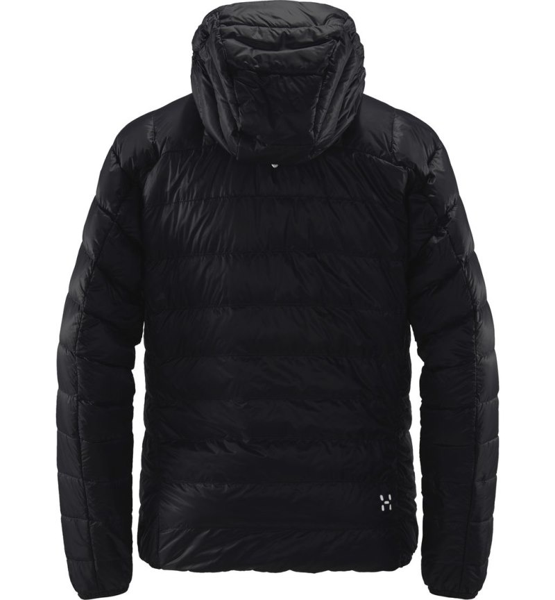 Women's Haglöfs L.I.M Down Hood Insulated Jackets Black Canada | UF35-493