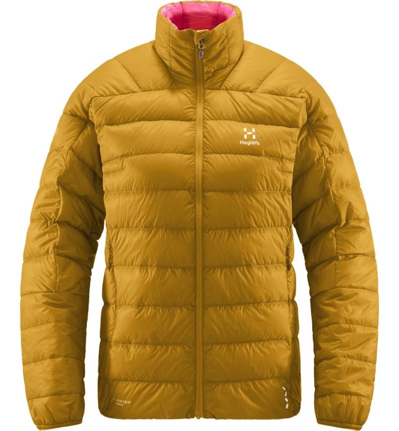 Women's Haglöfs L.I.M Down Jacket Insulated Jackets Autumn Leaves Canada | WK40-104