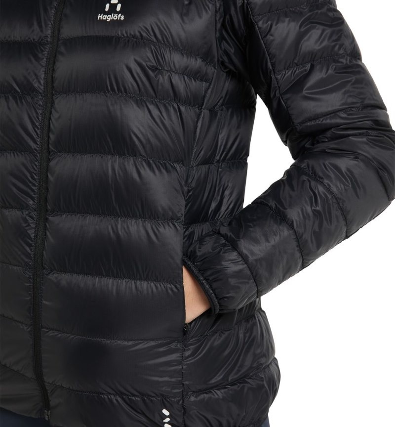 Women's Haglöfs L.I.M Down Jacket Insulated Jackets Black Canada | TB81-280