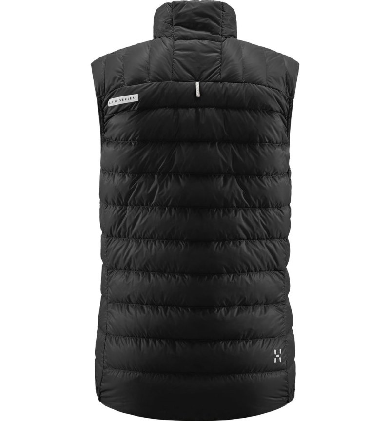 Women's Haglöfs L.I.M Down Vest Insulated Jackets Black Canada | JI91-906