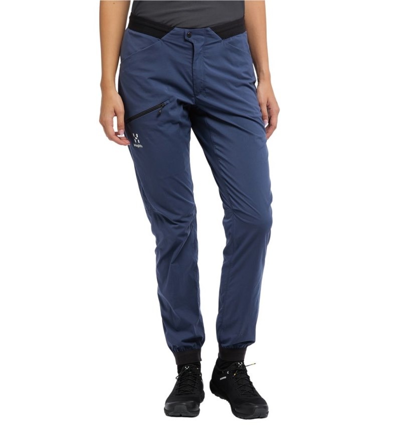 Women's Haglöfs L.I.M Fuse Pant Hiking Trousers Blue Canada | AB59-300