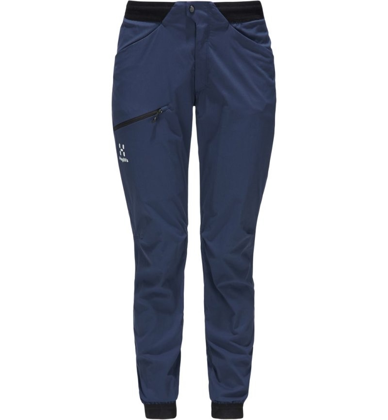 Women's Haglöfs L.I.M Fuse Pant Hiking Trousers Blue Canada | AB59-300