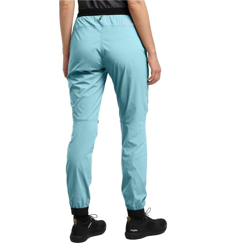 Women's Haglöfs L.I.M Fuse Pant Hiking Trousers Green Blue Canada | CI15-635