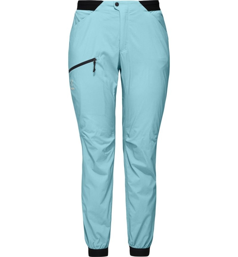 Women's Haglöfs L.I.M Fuse Pant Hiking Trousers Green Blue Canada | CI15-635