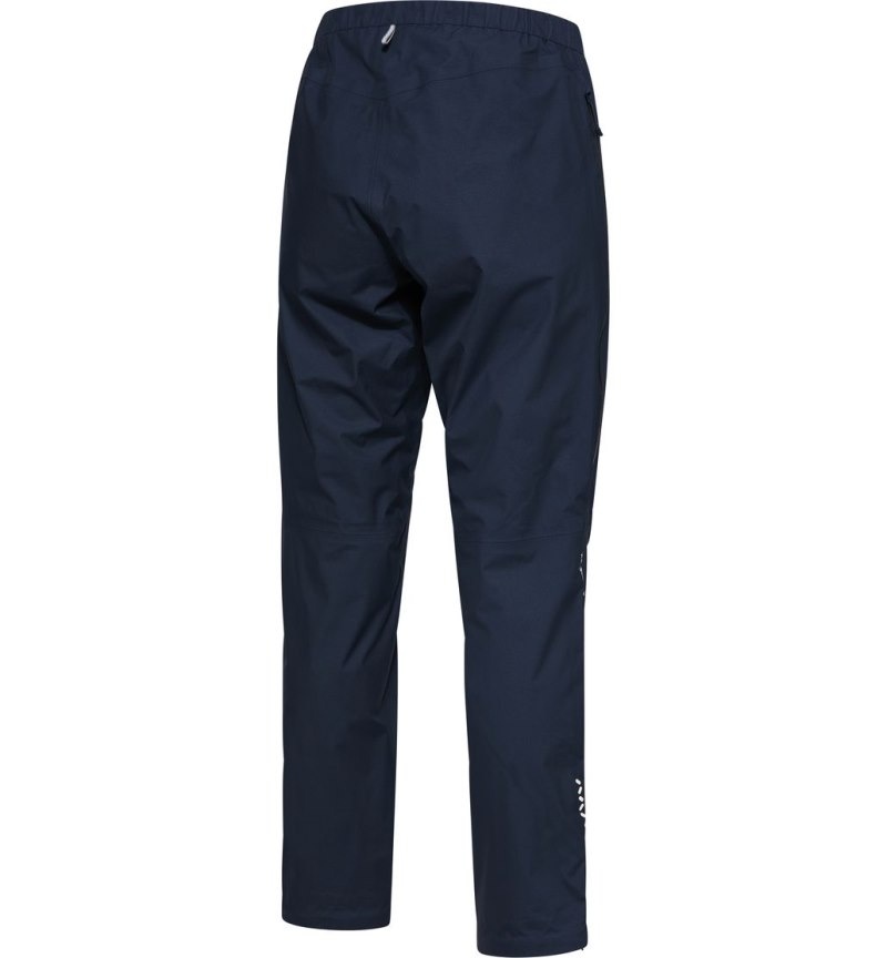 Women's Haglöfs L.I.M GTX Pant Waterproof Trousers Blue Canada | NA76-480