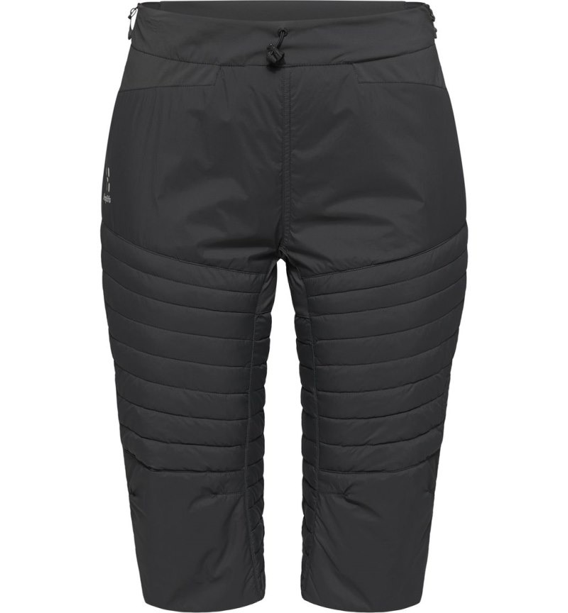 Women's Haglöfs L.I.M Mimic 3/4 Pant Lined Trousers Magnetite Canada | KD22-553