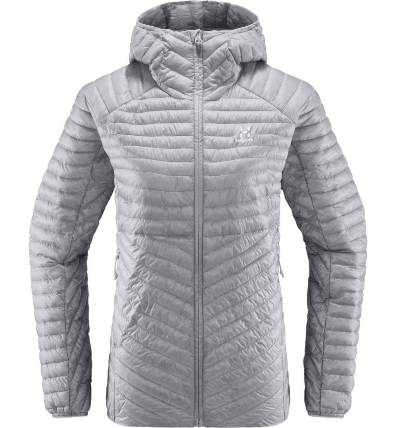 Women's Haglöfs L.I.M Mimic Hood Insulated Jackets Concrete Canada | WO60-807