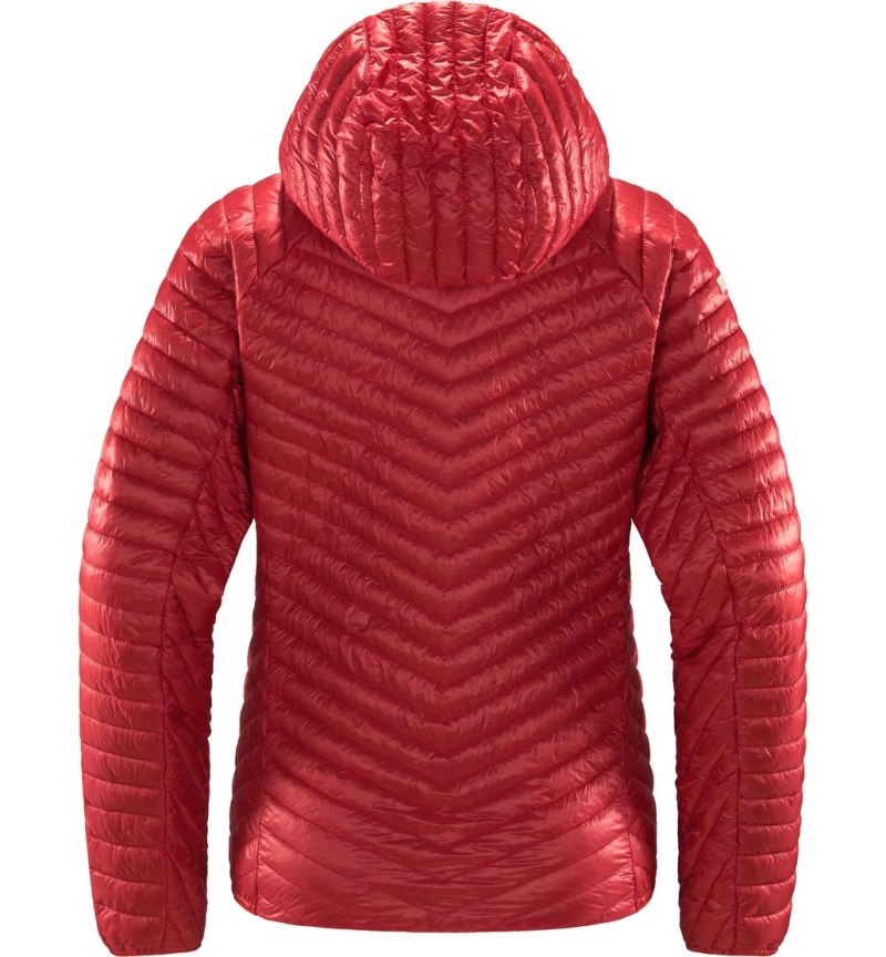 Women's Haglöfs L.I.M Mimic Hood Insulated Jackets Red Canada | RK35-290