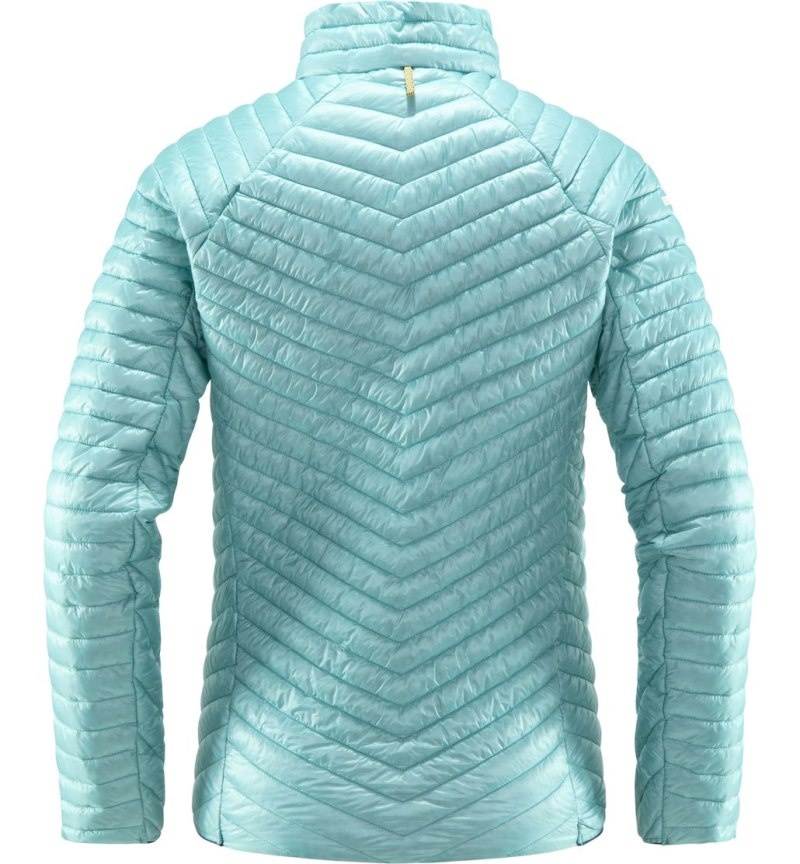 Women's Haglöfs L.I.M Mimic Jacket Insulated Jackets Green Blue Canada | GC02-408