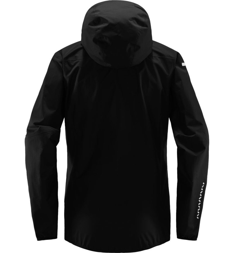 Women's Haglöfs L.I.M Proof Jacket Windbreaker Black Canada | QL11-303