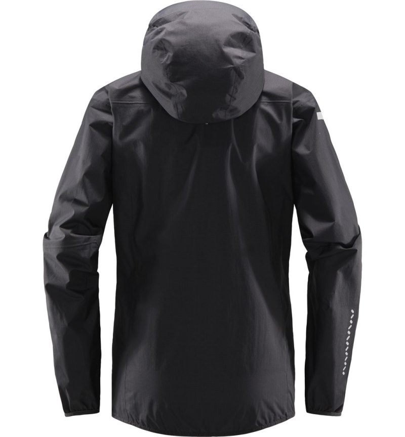 Women's Haglöfs L.I.M Proof Jacket Windbreaker Magnetite Canada | RA43-862