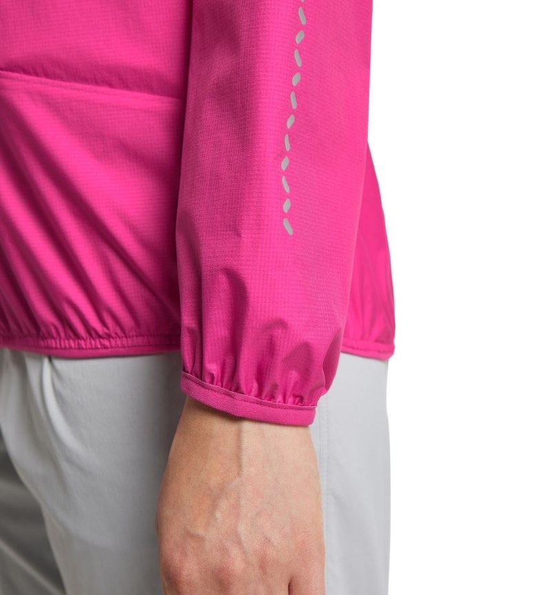 Women's Haglöfs L.I.M Proof Jacket Windbreaker Pink Canada | SB12-901